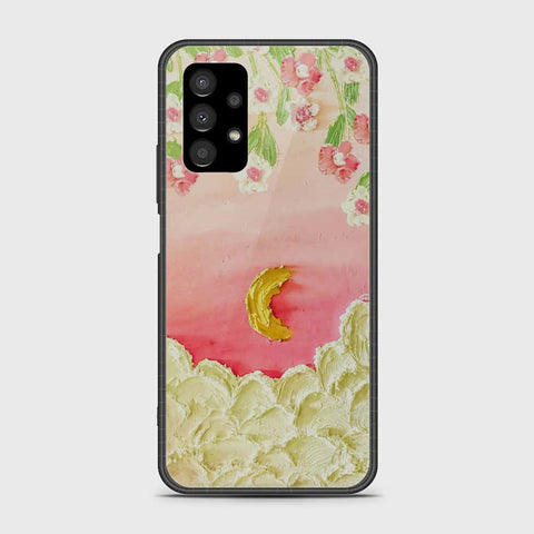 Samsung Galaxy A13 Cover - Floral Series - Design 7 - Pink & Yellow - HQ Premium Shine Durable Shatterproof Case