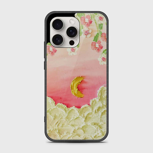 iPhone 16 Pro Cover - Floral Series - Design 7 - Pink & Yellow - HQ Premium Shine Durable Shatterproof Case