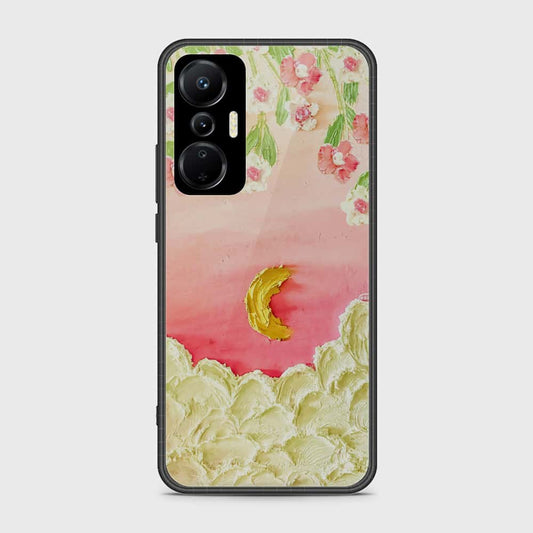 Infinix Hot 20s Cover - Floral Series - Design 7 - Pink & Yellow - HQ Premium Shine Durable Shatterproof Case