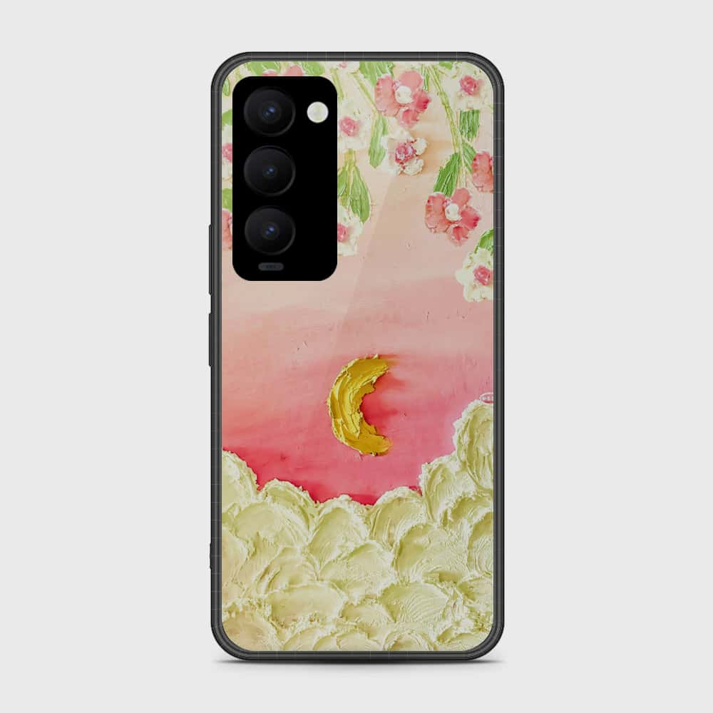 Tecno Camon 18 Premier Cover - Floral Series - Design 7 - Pink & Yellow - HQ Premium Shine Durable Shatterproof Case