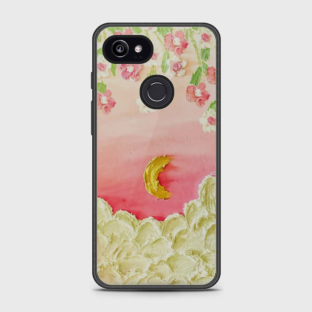 Google Pixel 3 XL Cover - Floral Series - Design 7 - Pink & Yellow - HQ Premium Shine Durable Shatterproof Case