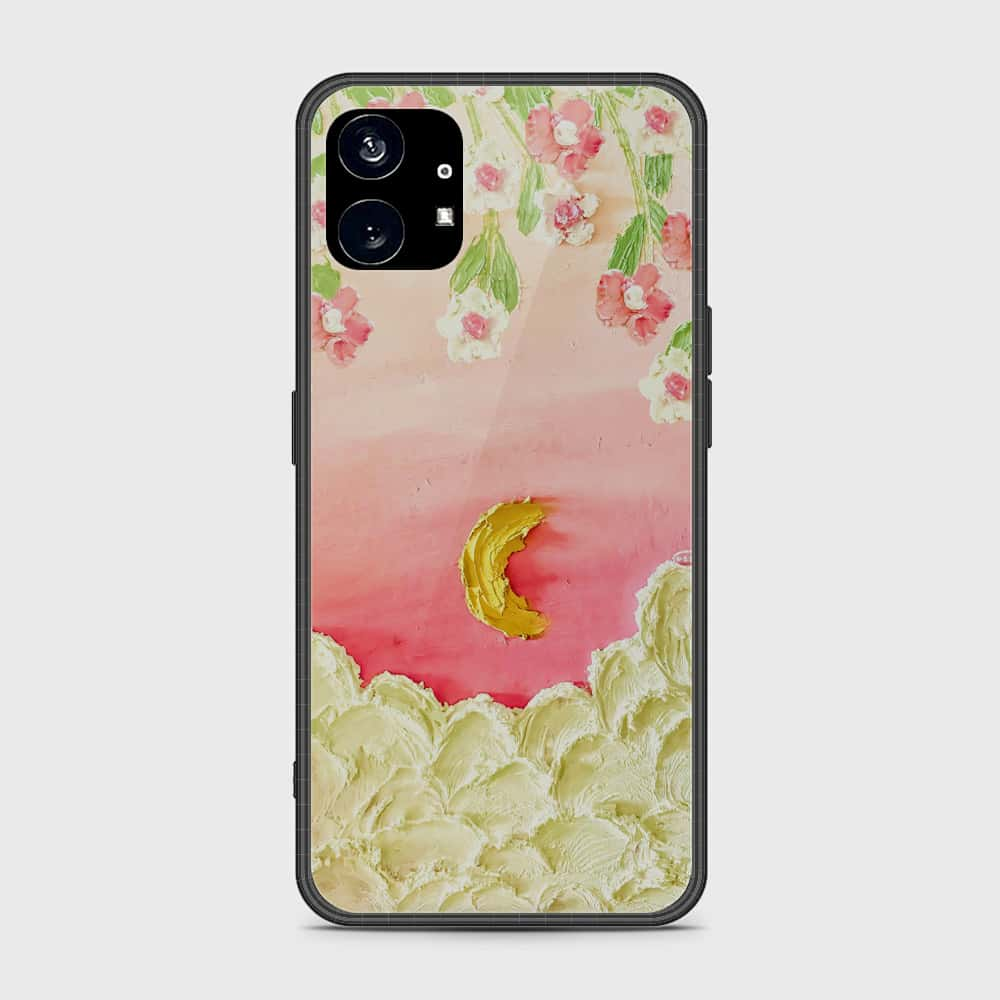 Nothing Phone 1 Cover - Floral Series - Design 7 - Pink & Yellow - HQ Premium Shine Durable Shatterproof Case