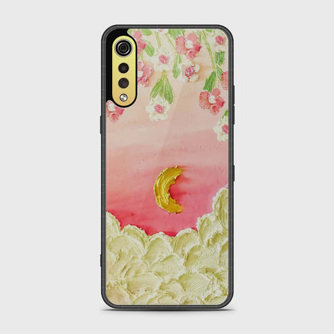 LG G9 Cover - Floral Series - Design 7 - Pink & Yellow - HQ Premium Shine Durable Shatterproof Case