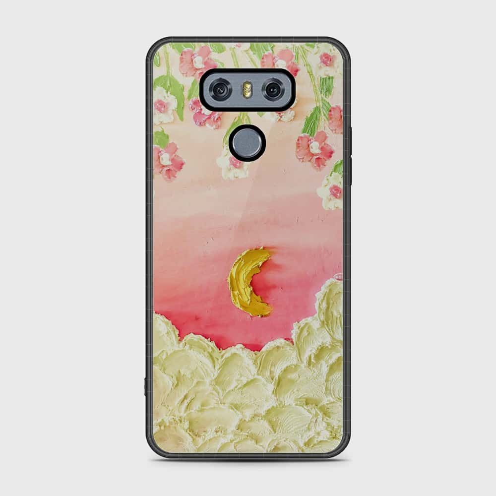 LG G6 Cover - Floral Series - Design 7 - Pink & Yellow - HQ Premium Shine Durable Shatterproof Case