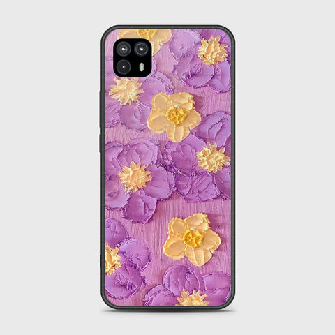 Motorola Moto G50 5G Cover - Floral Series - Design 8 - Purple & Yellow - HQ Premium Shine Durable Shatterproof Case