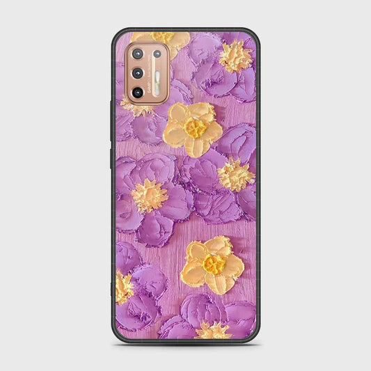 Motorola Moto E13 Cover - Floral Series - Design 8 - Purple & Yellow - HQ Premium Shine Durable Shatterproof Case