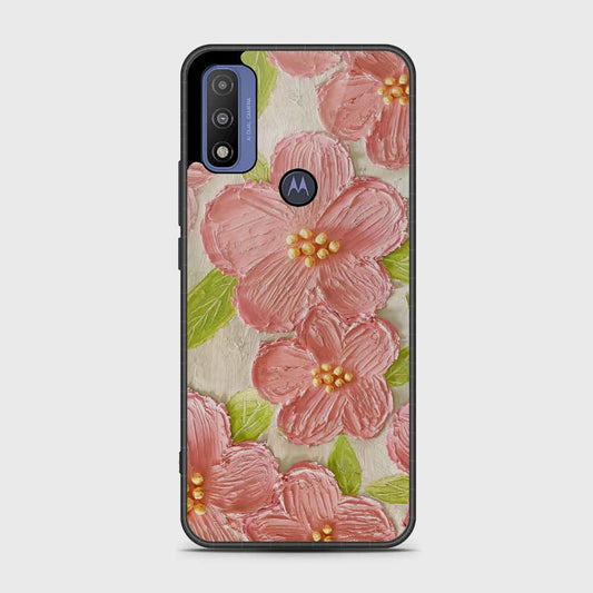 Motorola G Pure 2021 Cover - Floral Series - Design 9 - Pink & Green - HQ Premium Shine Durable Shatterproof Case