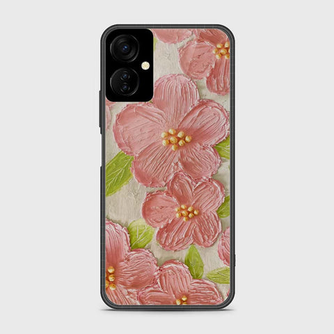 Tecno Camon 19 Neo Cover - Floral Series - Design 9 - Pink & Green - HQ Premium Shine Durable Shatterproof Case