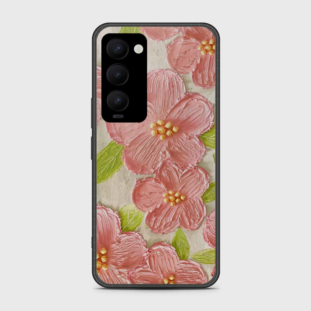 Tecno Camon 18 Premier Cover - Floral Series - Design 9 - Pink & Green - HQ Premium Shine Durable Shatterproof Case