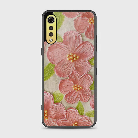 LG G9 Cover - Floral Series - Design 9 - Pink & Green - HQ Premium Shine Durable Shatterproof Case