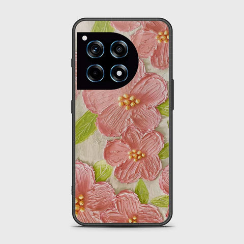 OnePlus Ace 3 Cover - Floral Series - Design 9 - Pink & Green - HQ Premium Shine Durable Shatterproof Case