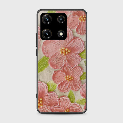 Infinix Note 30 Pro Cover - Floral Series - Design 9 - Pink & Green - HQ Premium Shine Durable Shatterproof Case