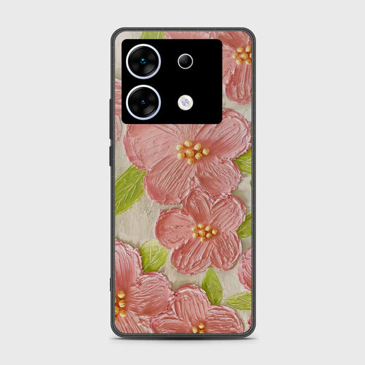 Infinix Zero 30 5G Cover - Floral Series - Design 9 - Pink & Green - HQ Premium Shine Durable Shatterproof Case