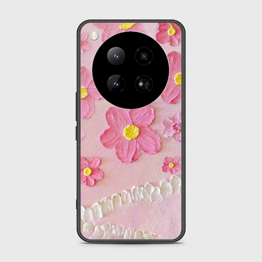 Infinix Zero 40 4G Cover - Floral Series - Design 2 - Pink - HQ Premium Shine Durable Shatterproof Case