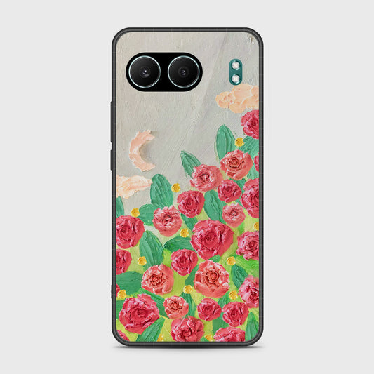 OnePlus Nord 4 Cover - Floral Series - Design 10 - Red & Green - HQ Premium Shine Durable Shatterproof Case