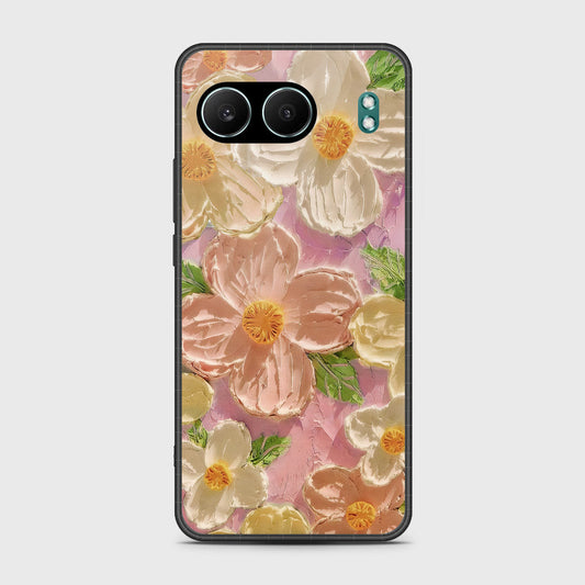 OnePlus Nord 4 Cover - Floral Series - Design 11 - White & Green - HQ Premium Shine Durable Shatterproof Case