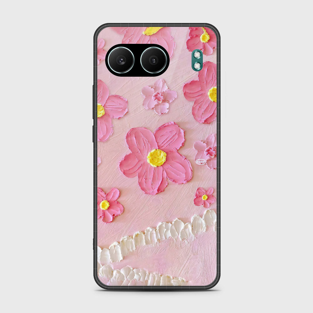 OnePlus Nord 4 Cover - Floral Series - Design 2 - Pink - HQ Premium Shine Durable Shatterproof Case