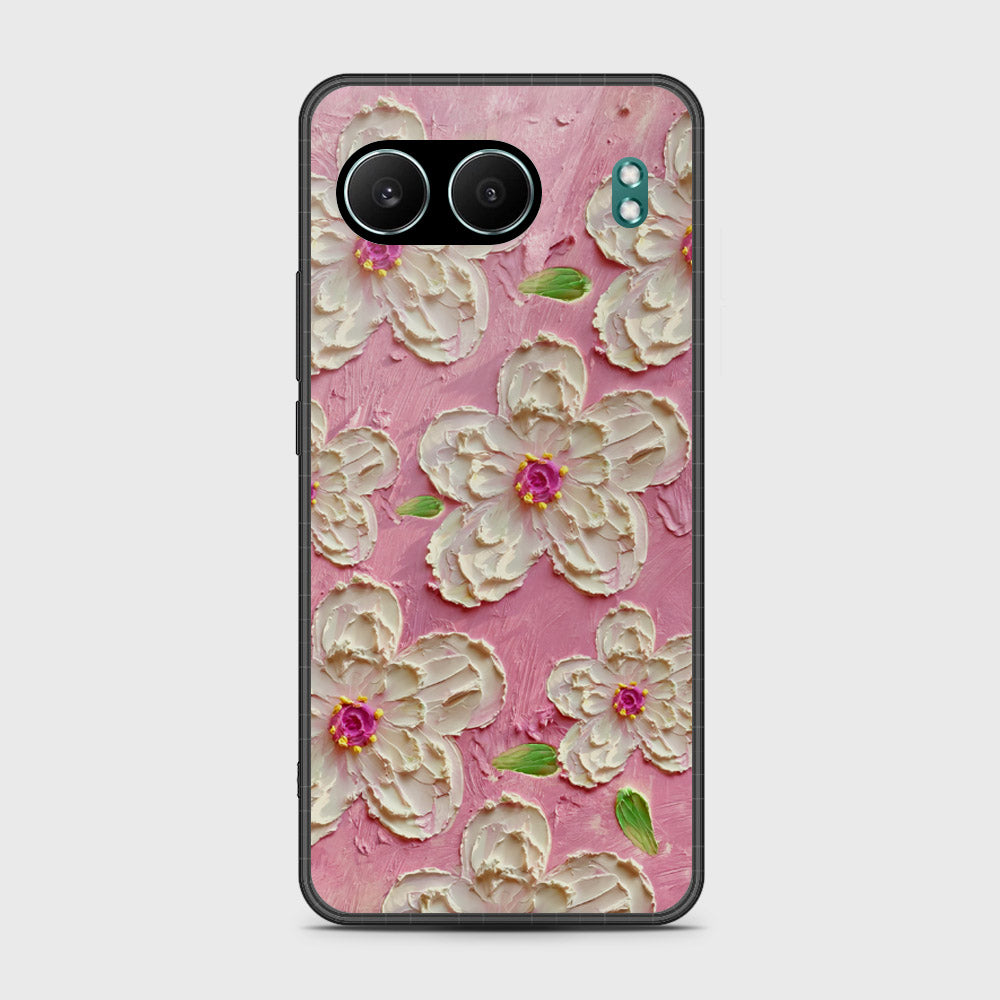 OnePlus Nord 4 Cover - Floral Series - Design 5 - Pink & White - HQ Premium Shine Durable Shatterproof Case