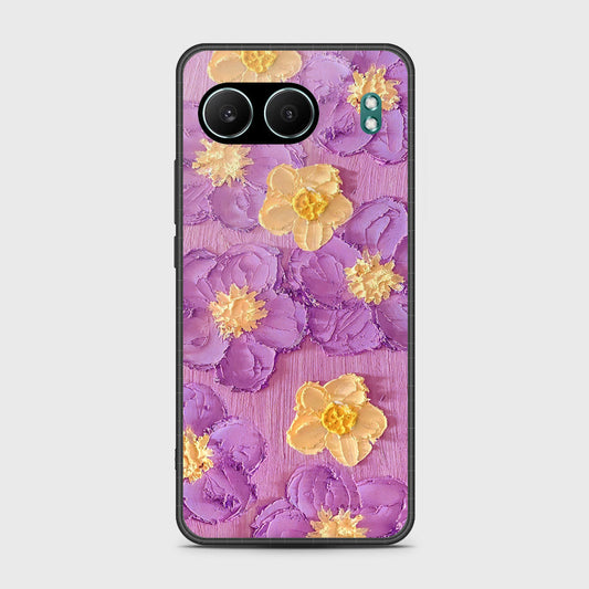 OnePlus Nord 4 Cover - Floral Series - Design 8 - Purple & Yellow - HQ Premium Shine Durable Shatterproof Case