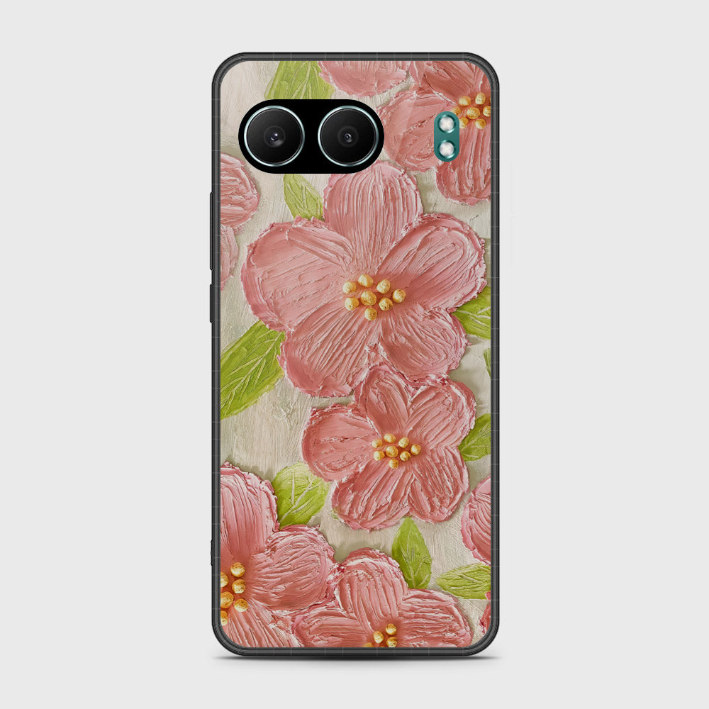 OnePlus Nord 4 Cover - Floral Series - Design 9 - Pink & Green - HQ Premium Shine Durable Shatterproof Case