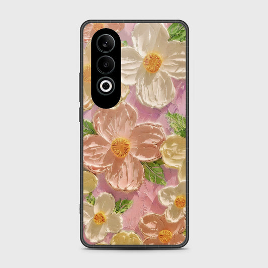 OnePlus Nord CE 4 Cover - Floral Series - Design 11 - White & Green - HQ Premium Shine Durable Shatterproof Case