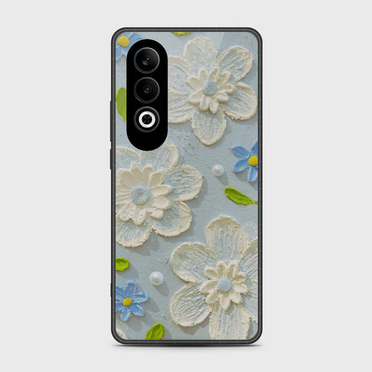 OnePlus Nord CE 4 Cover - Floral Series - Design 3 - Sky Blue - HQ Premium Shine Durable Shatterproof Case