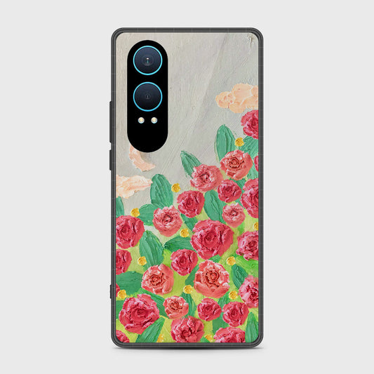 OnePlus Nord CE 4 Lite Cover - Floral Series - Design 10 - Red & Green - HQ Premium Shine Durable Shatterproof Case