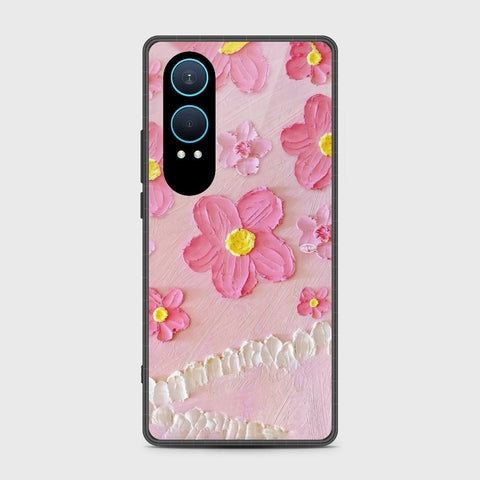 OnePlus Nord CE 4 Lite Cover - Floral Series - Design 2 - Pink - HQ Premium Shine Durable Shatterproof Case