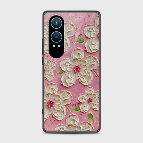 OnePlus Nord CE 4 Lite Cover - Floral Series - Design 5 - Pink & White - HQ Premium Shine Durable Shatterproof Case