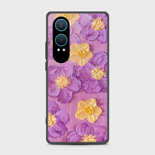 OnePlus Nord CE 4 Lite Cover - Floral Series - Design 8 - Purple & Yellow - HQ Premium Shine Durable Shatterproof Case