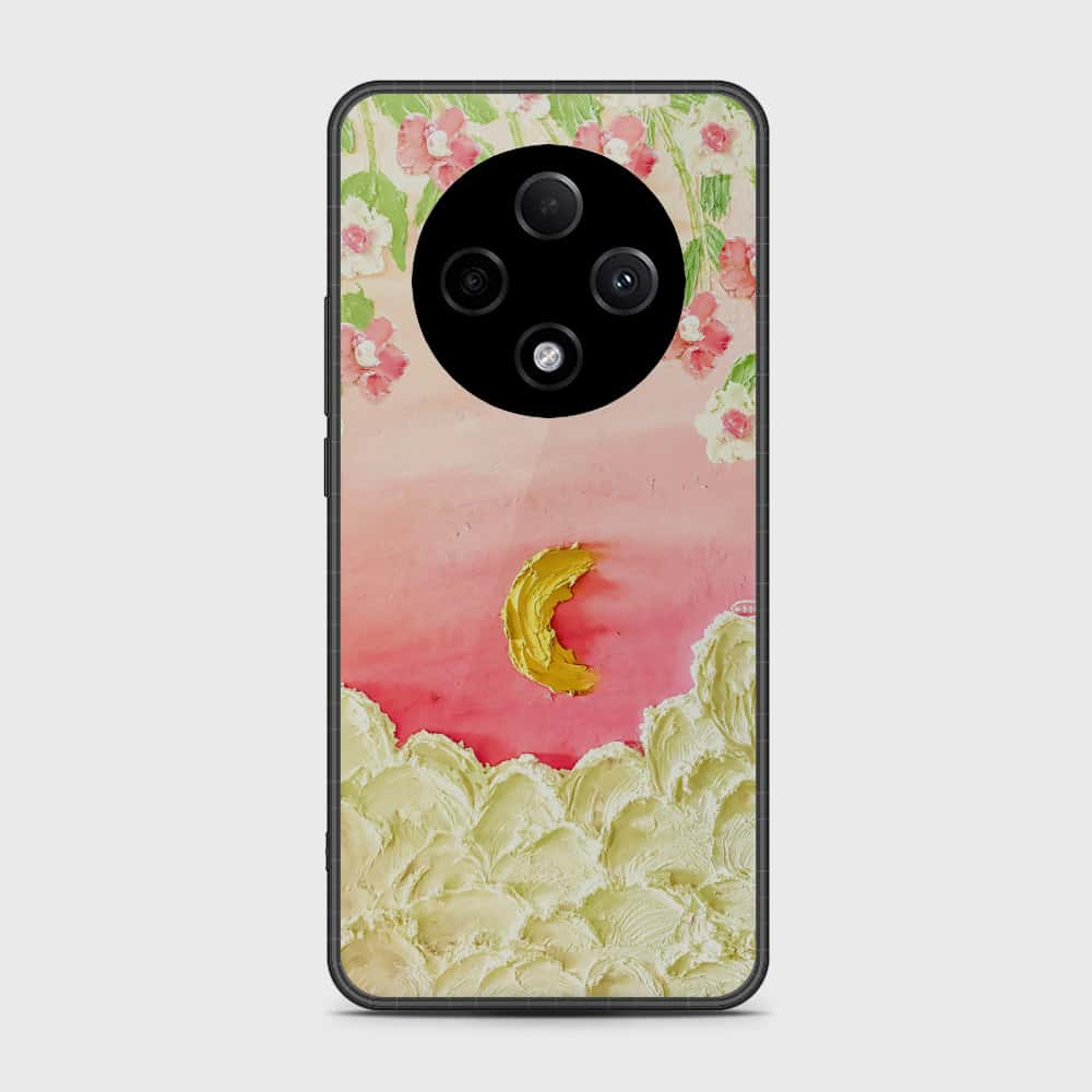 Oppo F27 Pro Plus Cover - Floral Series - Design 7 - Pink & Yellow - HQ Premium Shine Durable Shatterproof Case