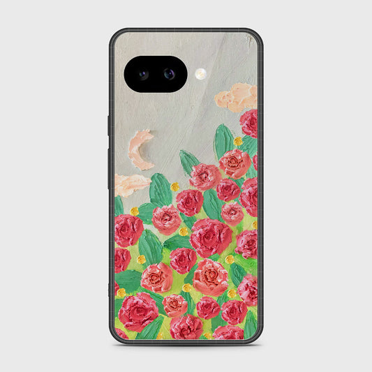 Google Pixel 9a Cover - Floral Series - Design 10 - Red & Green - HQ Premium Shine Durable Shatterproof Case