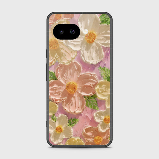 Google Pixel 9a Cover - Floral Series - Design 11 - White & Green - HQ Premium Shine Durable Shatterproof Case