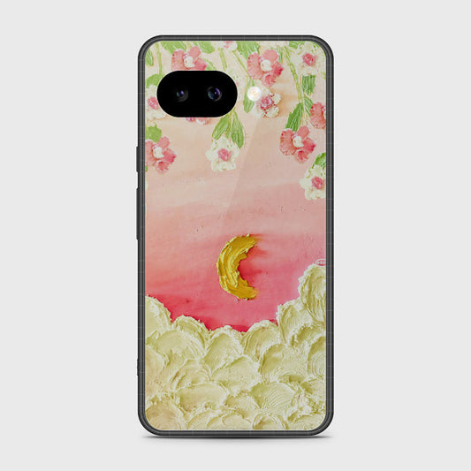 Google Pixel 9a Cover - Floral Series - Design 7 - Pink & Yellow - HQ Premium Shine Durable Shatterproof Case