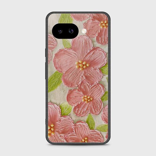 Google Pixel 9a Cover - Floral Series - Design 9 - Pink & Green - HQ Premium Shine Durable Shatterproof Case