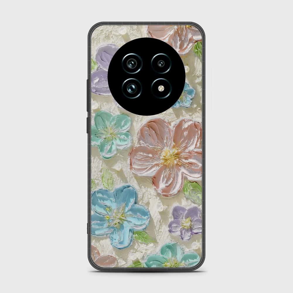 Realme 12 5G Cover - Floral Series - Design 14 - Blue & Purple - HQ Premium Shine Durable Shatterproof Case