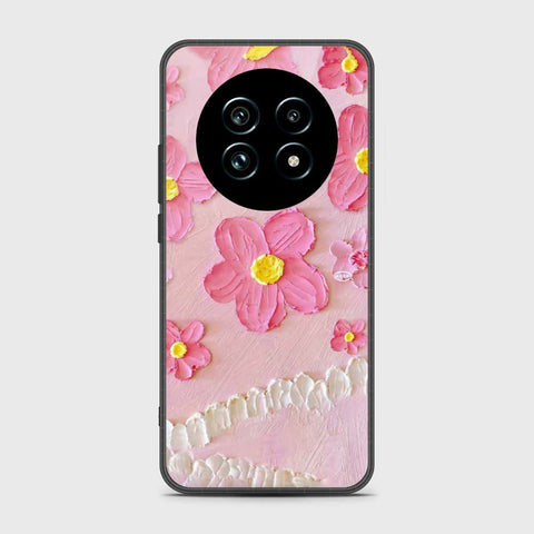 Realme 13 Cover - Floral Series - Design 2 - Pink - HQ Premium Shine Durable Shatterproof Case