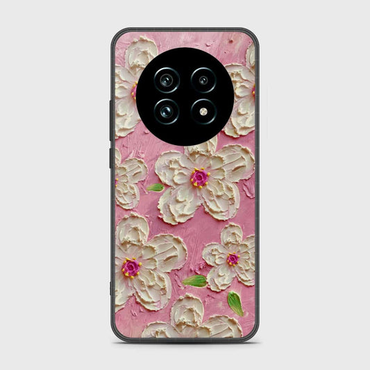 Realme 13 Plus 5G Cover - Floral Series - Design 5 - Pink & White - HQ Premium Shine Durable Shatterproof Case