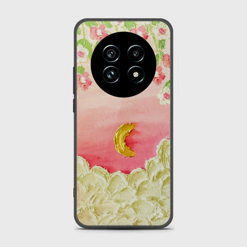 Realme 13 Cover - Floral Series - Design 7 - Pink & Yellow - HQ Premium Shine Durable Shatterproof Case