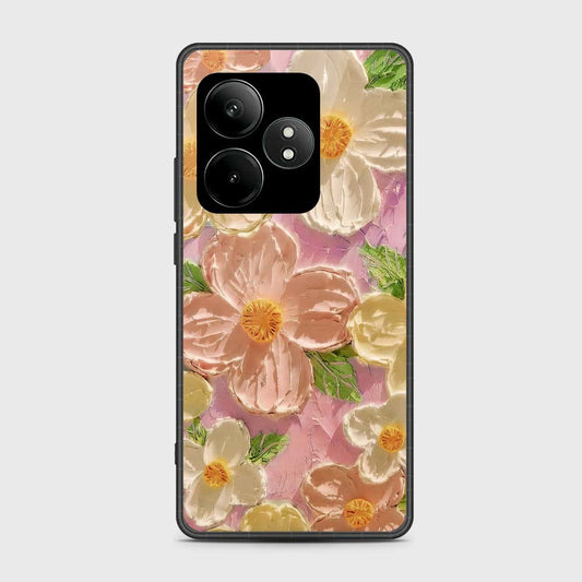 Realme GT Neo 6 Cover - Floral Series - Design 11 - White & Green - HQ Premium Shine Durable Shatterproof Case