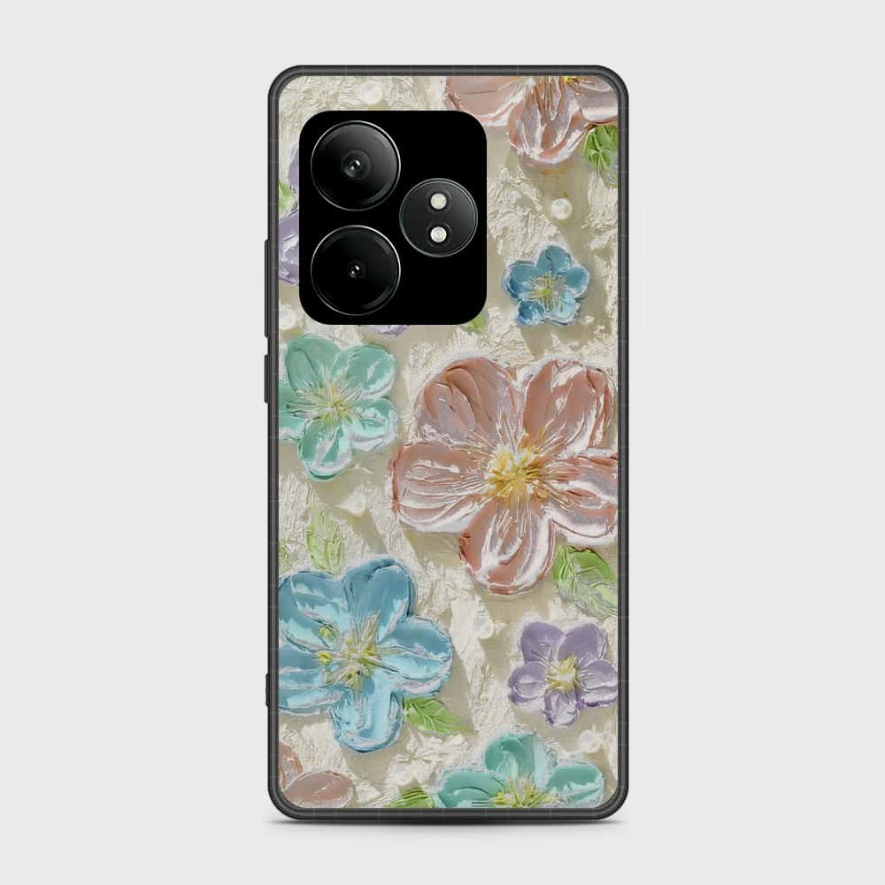 Realme GT Neo 6 SE Cover - Floral Series - Design 14 - Blue & Purple - HQ Premium Shine Durable Shatterproof Case