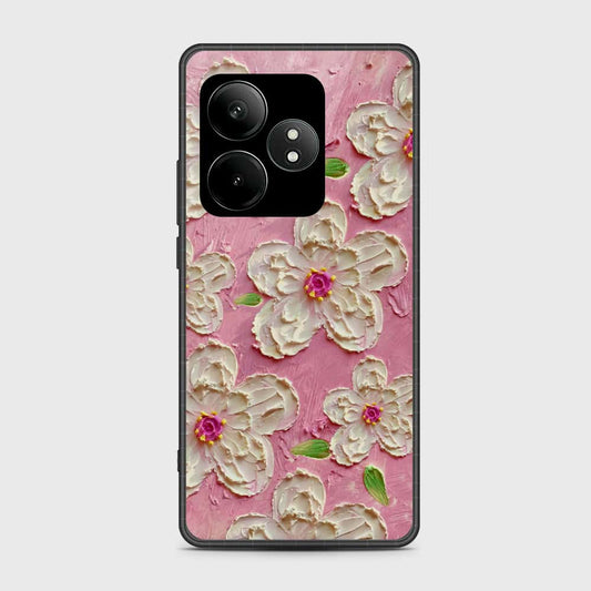 Realme GT Neo 6 SE Cover - Floral Series - Design 5 - Pink & White - HQ Premium Shine Durable Shatterproof Case