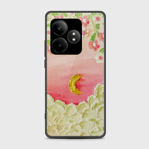 Realme GT Neo 6 Cover - Floral Series - Design 7 - Pink & Yellow - HQ Premium Shine Durable Shatterproof Case