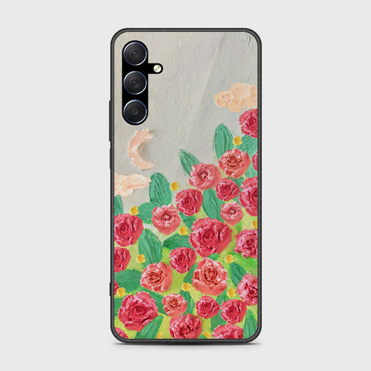 Samsung Galaxy A16 5G Cover - Floral Series - Design 10 - Red & Green - HQ Premium Shine Durable Shatterproof Case