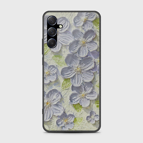 Samsung Galaxy S24 FE Cover - Floral Series - Design 12 - Grey & Green - HQ Premium Shine Durable Shatterproof Case