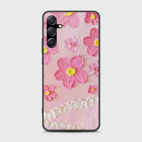 Samsung Galaxy S24 FE Cover - Floral Series - Design 2 - Pink - HQ Premium Shine Durable Shatterproof Case