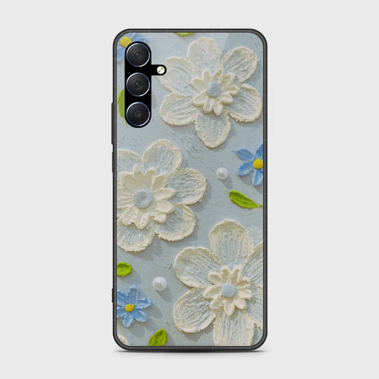 Samsung Galaxy S24 FE Cover - Floral Series - Design 3 - Sky Blue - HQ Premium Shine Durable Shatterproof Case