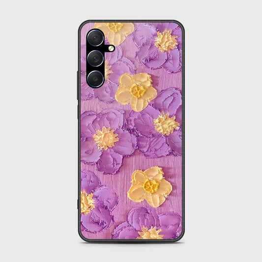 Samsung Galaxy S24 FE Cover - Floral Series - Design 8 - Purple & Yellow - HQ Premium Shine Durable Shatterproof Case