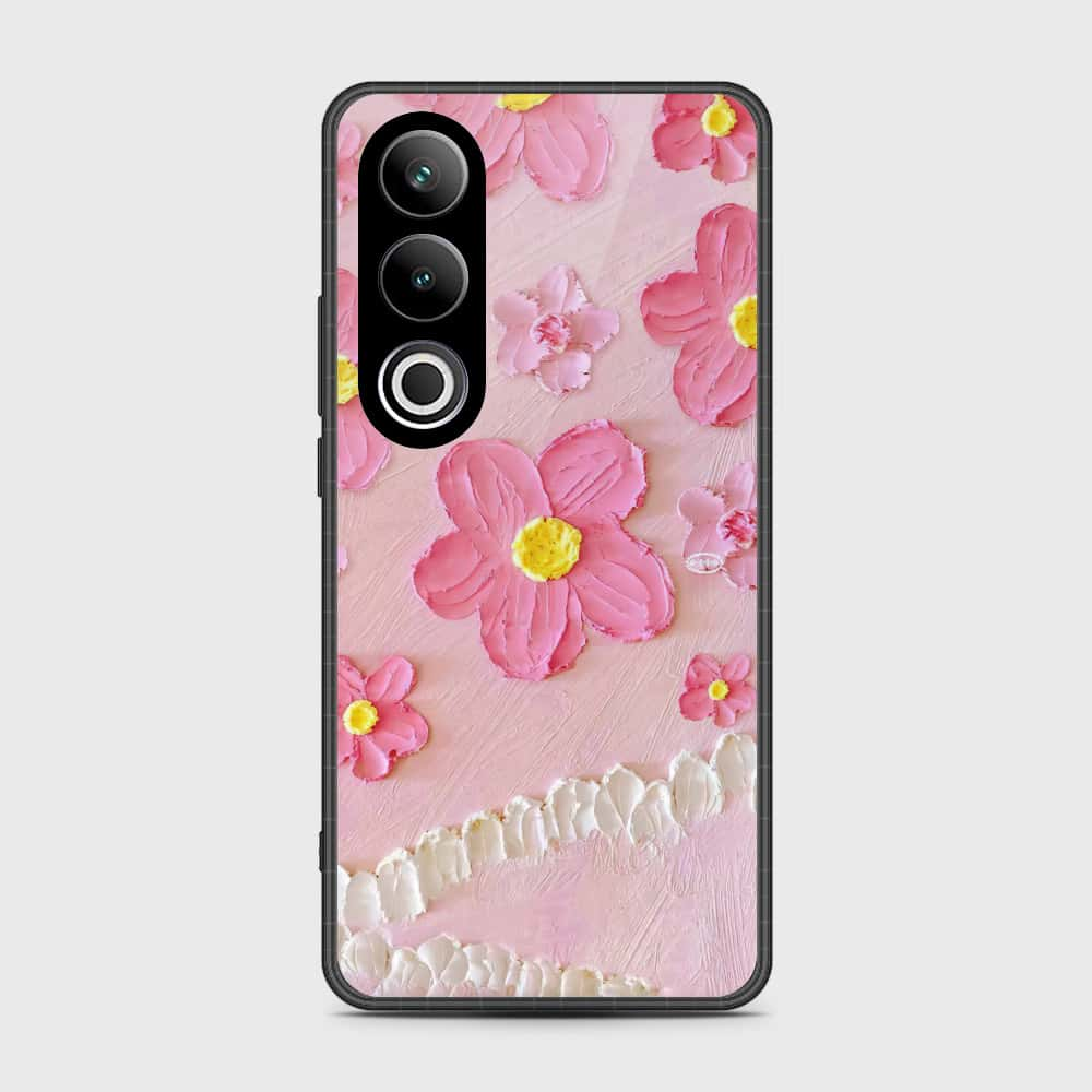 OnePlus Ace 3V Cover - Floral Series - Design 2 - Pink - HQ Premium Shine Durable Shatterproof Case