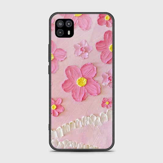 Motorola Moto G50 5G Cover - Floral Series - Design 2 - Pink - HQ Premium Shine Durable Shatterproof Case